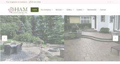 Desktop Screenshot of hamlandscaping.com